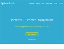 Tablet Screenshot of innertrends.com